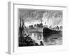 The Burning of Chicago, Illinois, USA, 1871-null-Framed Giclee Print