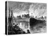 The Burning of Chicago, Illinois, USA, 1871-null-Stretched Canvas