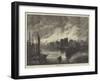 The Burning of Chicago-null-Framed Giclee Print