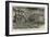 The Burning of Codrington College, Barbados-null-Framed Premium Giclee Print