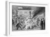 The Burning of Edward Underhill on Tower Green, 1840-George Cruikshank-Framed Giclee Print