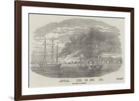 The Burning of Greytown-null-Framed Giclee Print