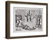 The Burning of Henry Voes and John Esch, Friers Augustines, Illustration from 'Acts and…-null-Framed Giclee Print