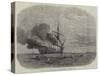 The Burning of HMS Bombay Off Montevideo-null-Stretched Canvas