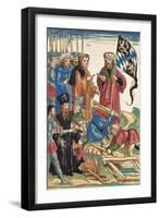 The Burning of Jerome of Prague-Joerg The Elder Breu-Framed Giclee Print