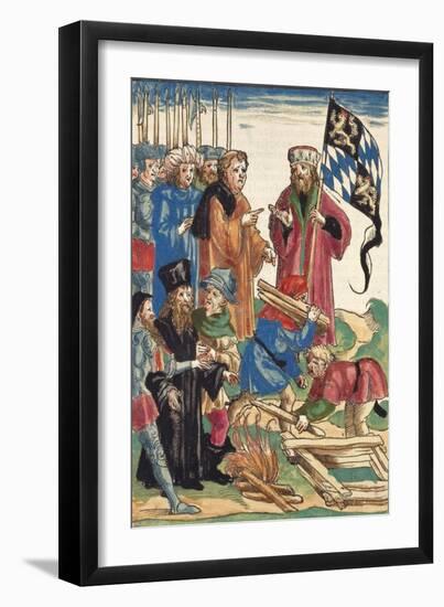 The Burning of Jerome of Prague-Joerg The Elder Breu-Framed Giclee Print