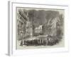 The Burning of Paris, the Rue Royale-null-Framed Giclee Print