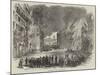 The Burning of Paris, the Rue Royale-null-Mounted Giclee Print