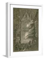 The Burning of Saint Paul's-John Franklin-Framed Giclee Print