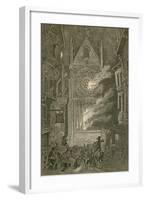 The Burning of Saint Paul's-John Franklin-Framed Giclee Print