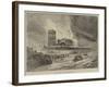 The Burning of Scarborough Spa-null-Framed Giclee Print