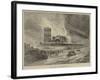 The Burning of Scarborough Spa-null-Framed Giclee Print