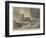 The Burning of Scarborough Spa-null-Framed Giclee Print