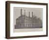 The Burning of the Chateau D'Eu, the Scene after the Fire-null-Framed Giclee Print