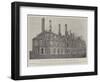 The Burning of the Chateau D'Eu, the Scene after the Fire-null-Framed Giclee Print