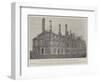 The Burning of the Chateau D'Eu, the Scene after the Fire-null-Framed Giclee Print