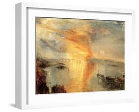 The Burning of the Houses of Parliament, 1834-Vladimir Lukich Borovikovsky-Framed Giclee Print