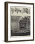 The Burning of the Opera Comique, Paris-Pierre Mejanel-Framed Giclee Print