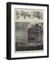 The Burning of the Opera Comique, Paris-Pierre Mejanel-Framed Giclee Print