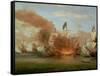 The Burning of "The Royal James" at the Battle of Sole Bank, 6th June 1672-Willem Van De, The Younger Velde-Framed Stretched Canvas