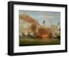 The Burning of "The Royal James" at the Battle of Sole Bank, 6th June 1672-Willem Van De, The Younger Velde-Framed Giclee Print