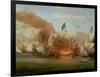 The Burning of "The Royal James" at the Battle of Sole Bank, 6th June 1672-Willem Van De, The Younger Velde-Framed Giclee Print