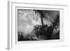 The Burning of the Spanish Frigate San Pedro Alcantara, in 1815, off the Coast of Venezuela.-null-Framed Giclee Print