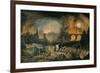 The Burning of Troy (Der Brand Trojas)-Pieter Schoubroeck-Framed Premium Giclee Print