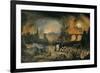 The Burning of Troy (Der Brand Trojas)-Pieter Schoubroeck-Framed Premium Giclee Print