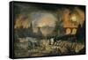 The Burning of Troy (Der Brand Trojas)-Pieter Schoubroeck-Framed Stretched Canvas