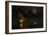 The Burning Ship, 1869-Albert Bierstadt-Framed Giclee Print