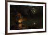 The Burning Ship, 1869-Albert Bierstadt-Framed Giclee Print