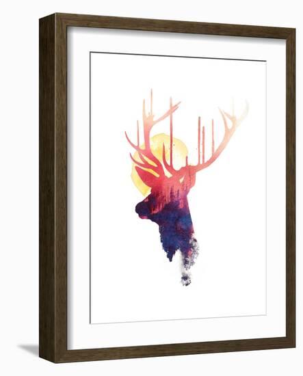 The Burning Sun-Robert Farkas-Framed Art Print