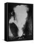 The Burning Wreckage of the Hindenburg, Hydrogen Inflated Airship Explosion that Killed 36 People-null-Framed Stretched Canvas