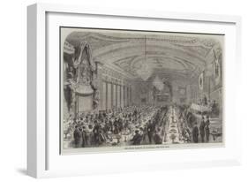 The Burns Banquet at Montreal-null-Framed Giclee Print