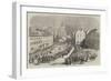 The Burns Centenary Festival, the Procession in the High-Street, Dumfries-null-Framed Giclee Print