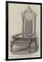 The Burns Press Chair Made from the Press at Which the First Edition of His Poems Was Printed-null-Framed Giclee Print