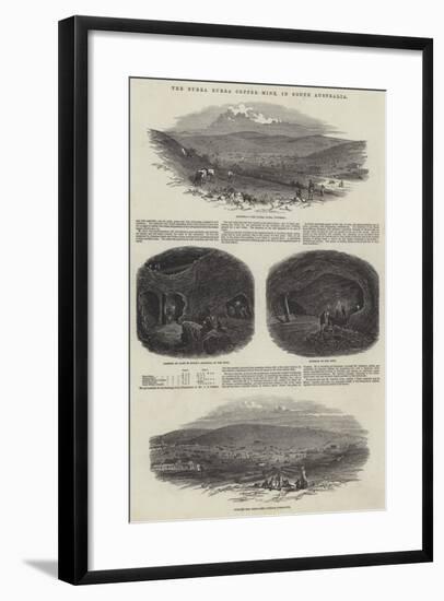 The Burra Burra Copper-Mine in South Australia-null-Framed Giclee Print