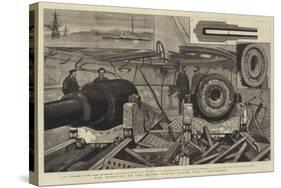 The Bursting of the 38-Ton Gun on Board HMS Thunderer-Joseph Nash-Stretched Canvas