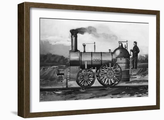 The Bury Engine, 1830-null-Framed Giclee Print