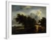 The Bush, Ca. 1650-82-Jacob van Ruisdael-Framed Art Print