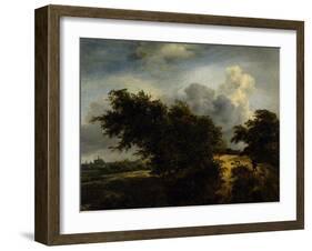 The Bush, Ca. 1650-82-Jacob van Ruisdael-Framed Art Print