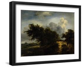 The Bush, Ca. 1650-82-Jacob van Ruisdael-Framed Art Print