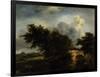 The Bush, Ca. 1650-82-Jacob van Ruisdael-Framed Art Print