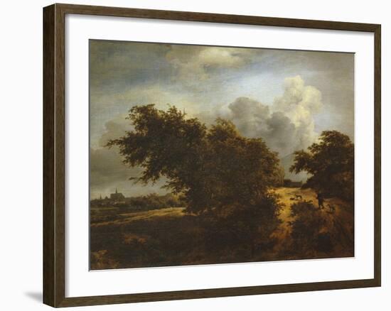 The Bush, or Path Among the Haarlem Dunes, C.1649-Jacob van Ruisdael-Framed Giclee Print