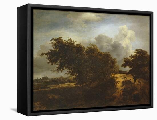 The Bush, or Path Among the Haarlem Dunes, C.1649-Jacob van Ruisdael-Framed Stretched Canvas