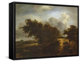The Bush, or Path Among the Haarlem Dunes, C.1649-Jacob van Ruisdael-Framed Stretched Canvas