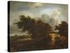 The Bush, or Path Among the Haarlem Dunes, C.1649-Jacob van Ruisdael-Stretched Canvas