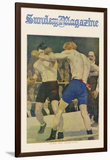 The Business of Boxing-null-Framed Art Print