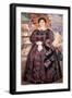 The Business Woman-B. M. Kustodiev-Framed Giclee Print